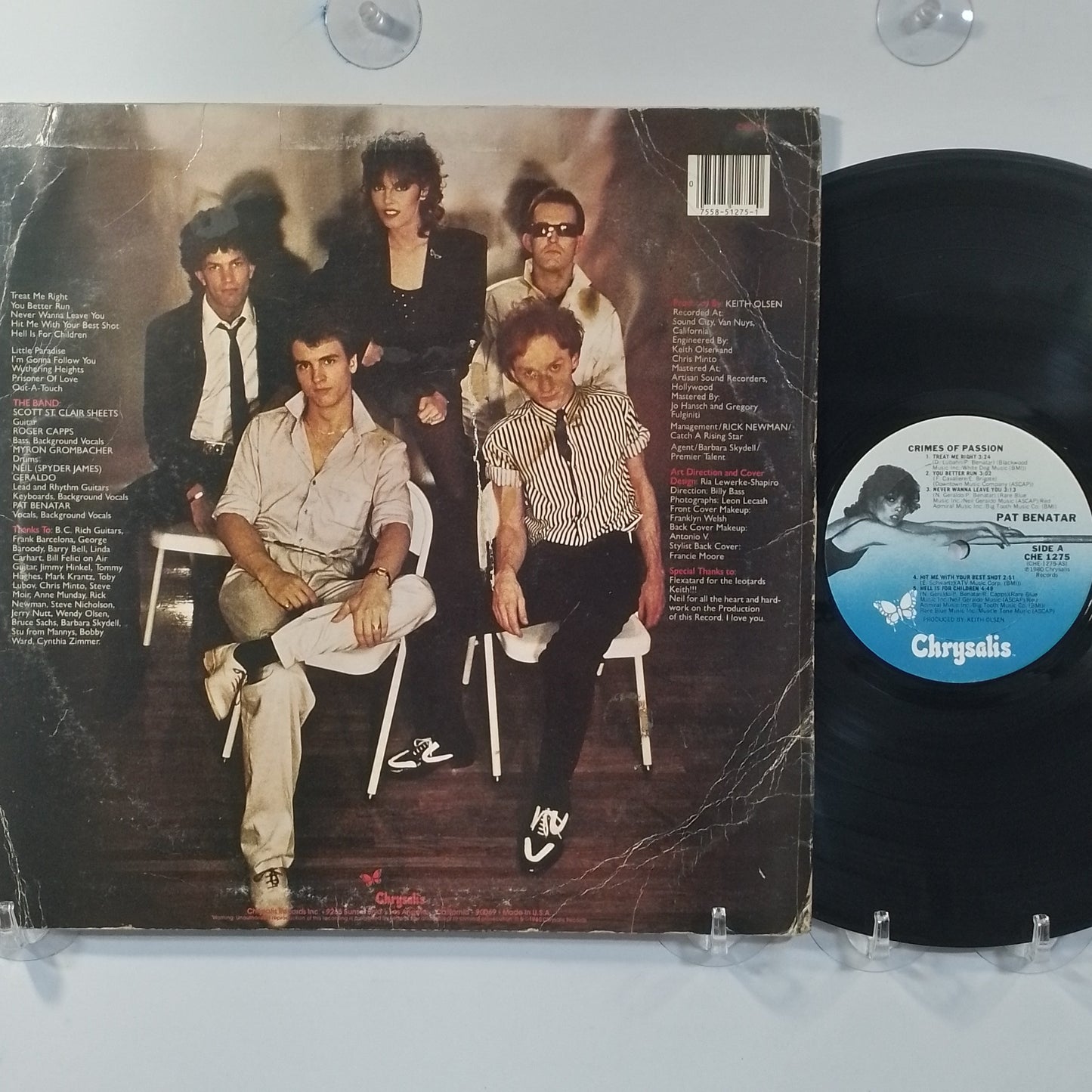 lp Pat Benatar Crimes Of Passion made usa 1980 hard rock