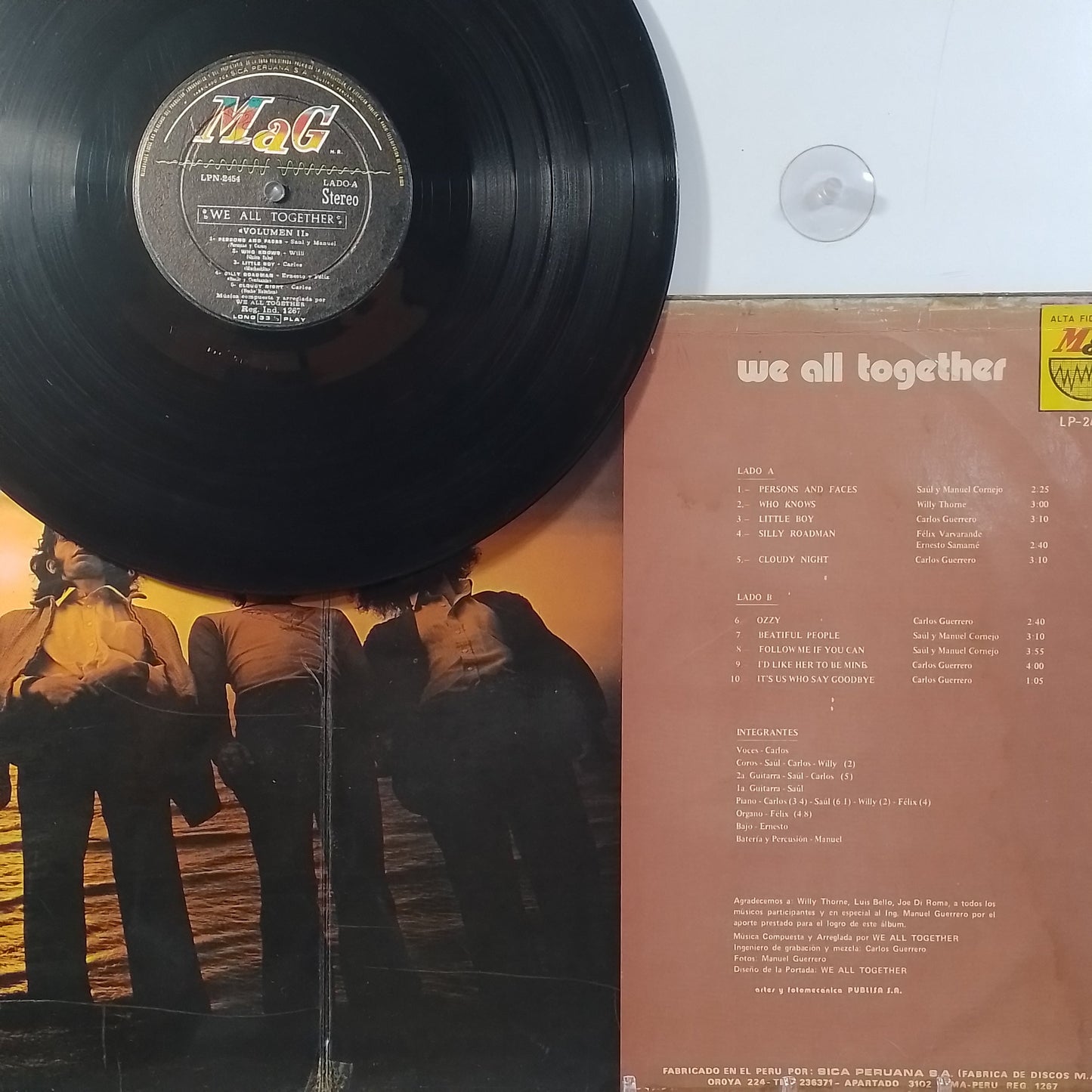 lp We All Together We All Together 2 made peru 1997 gatefold latin rock
