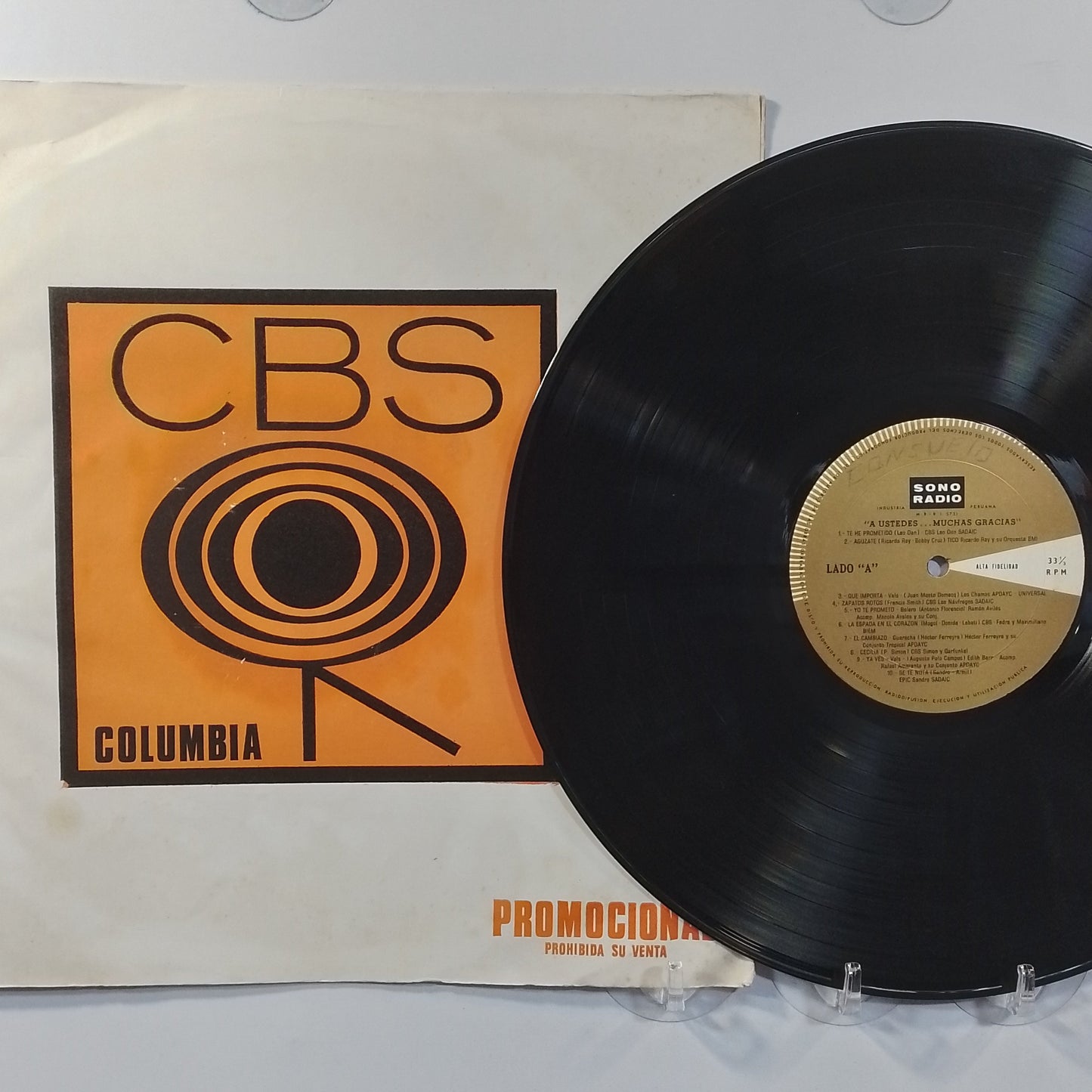 lp a ustedes muchas gracias hector ferreyra simon & garfunkel santana varios made peru 1969 promocional folk rock