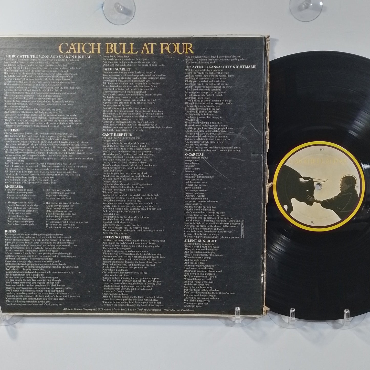 lp Cat Stevens Catch Bull At Four made usa 1972 gatefold rock