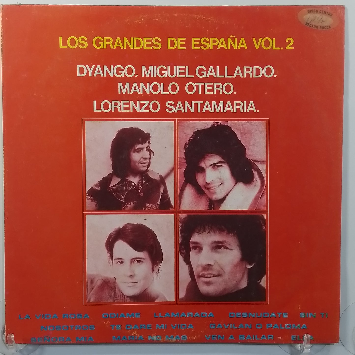 lp Los Grandes De España vol 2 dyango miguel gallardo manolo otero y lorenzo santa maria made peru 1976 balada pop latin