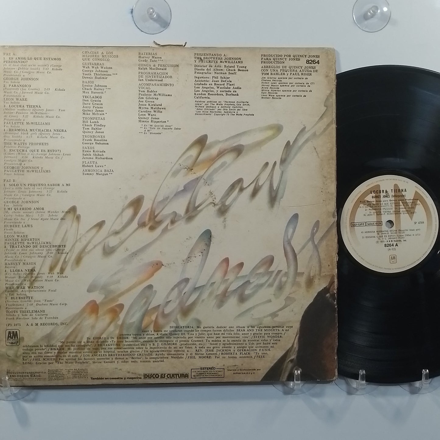 lp Quincy Jones Locura Tierna made argentina 1975 funk soul
