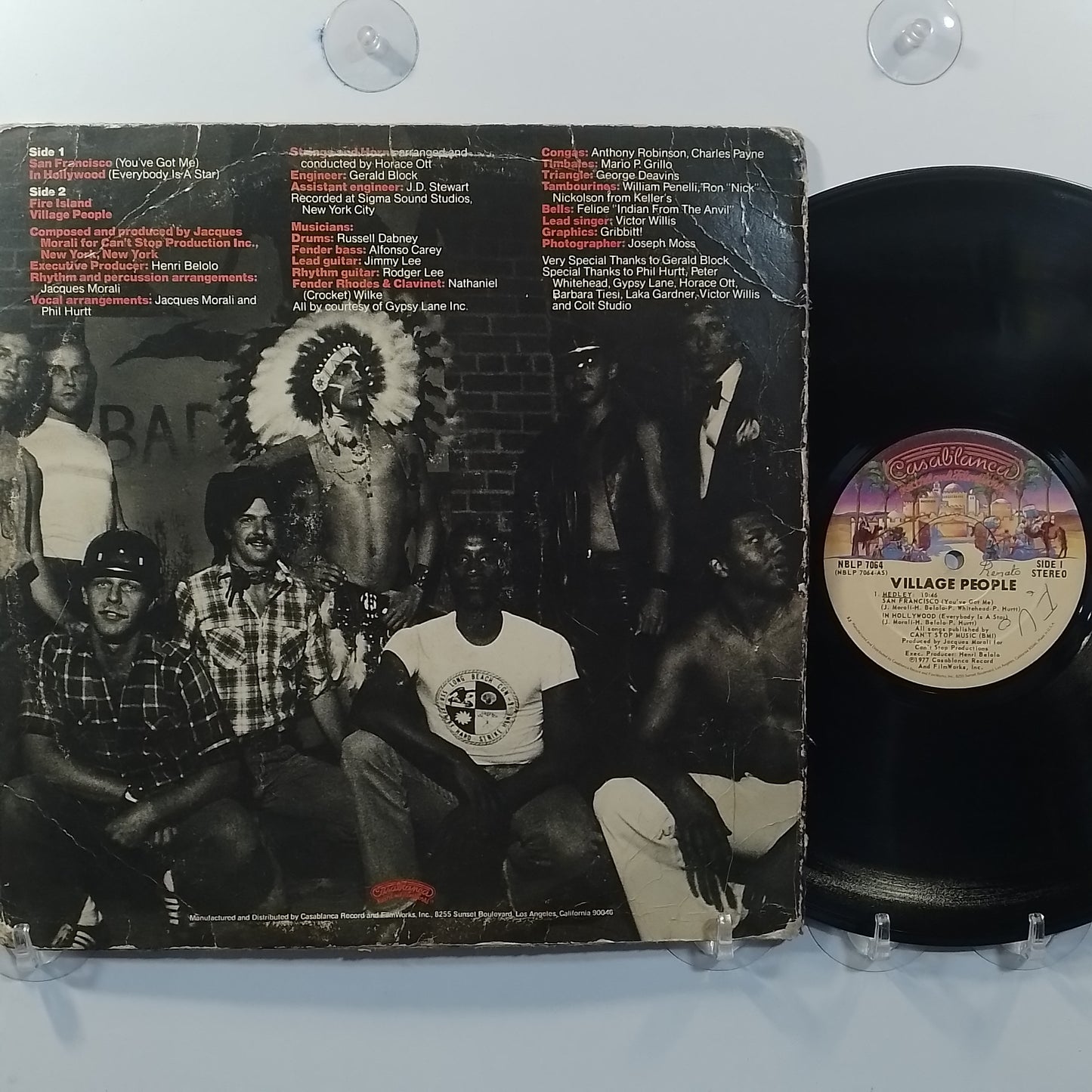 lp  Village People Village People made usa 1977 funk soul