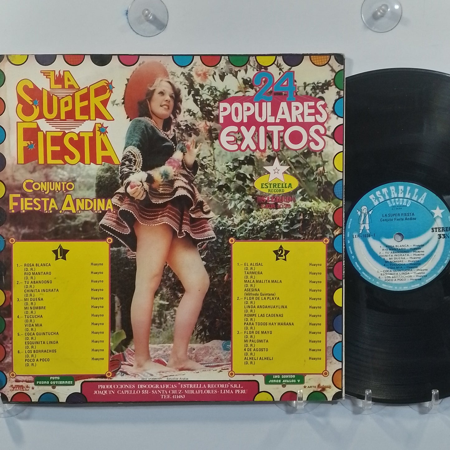 lp Conjunto Fiesta Andina La Super Fiesta made peru 1980 huayno