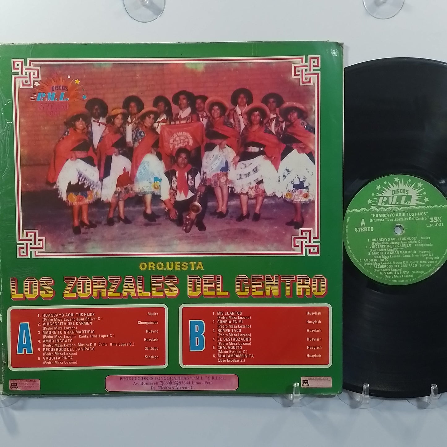 lp los zorzales del centro huancayo aquí tus hijos made peru 1981 huayno folk