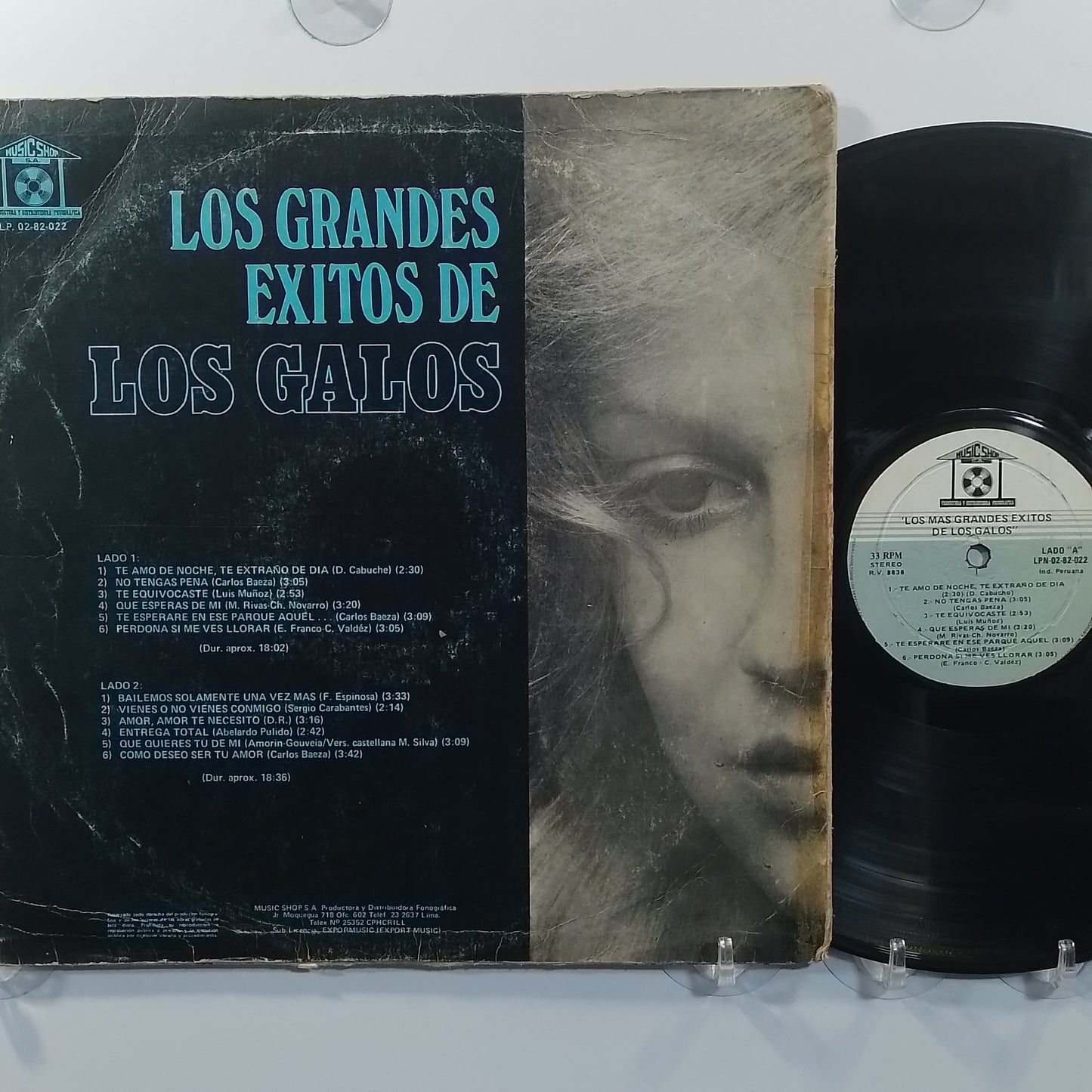 lp Los Galos Los Grandes Exitos de Los Galos made peru 1981 latin pop