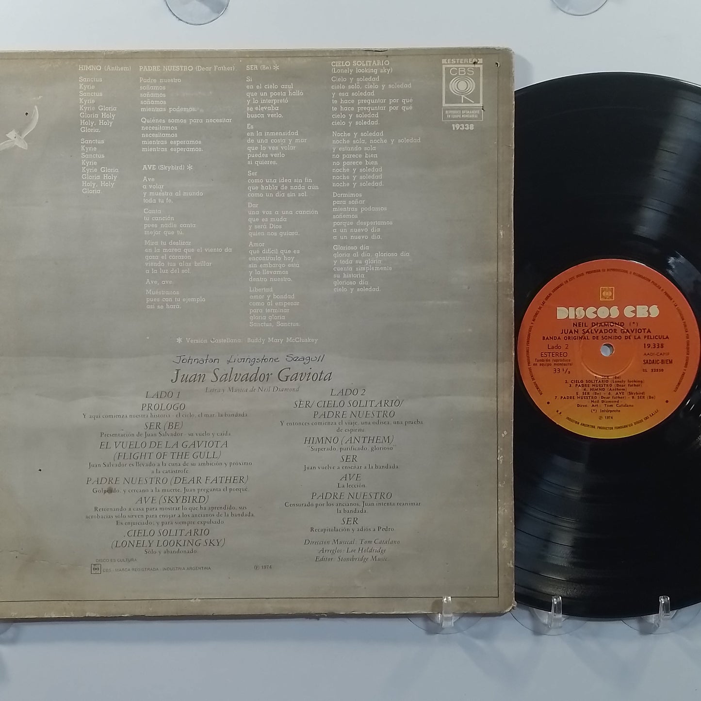 lp Neil Diamond Juan Salvador Gaviota Banda Original De Sonido De La Película made argentina 1974 rock