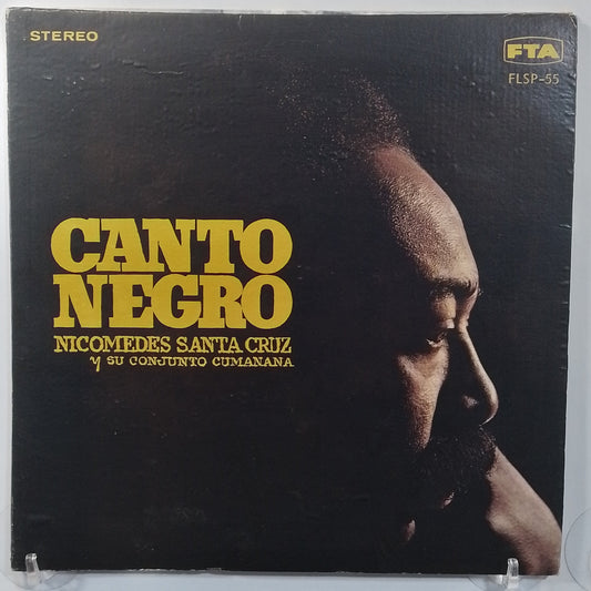 lp Nicomedes Santa Cruz Y Su Conjunto Cumanana Canto Negro made peru 1968 gatefold afro lando folk