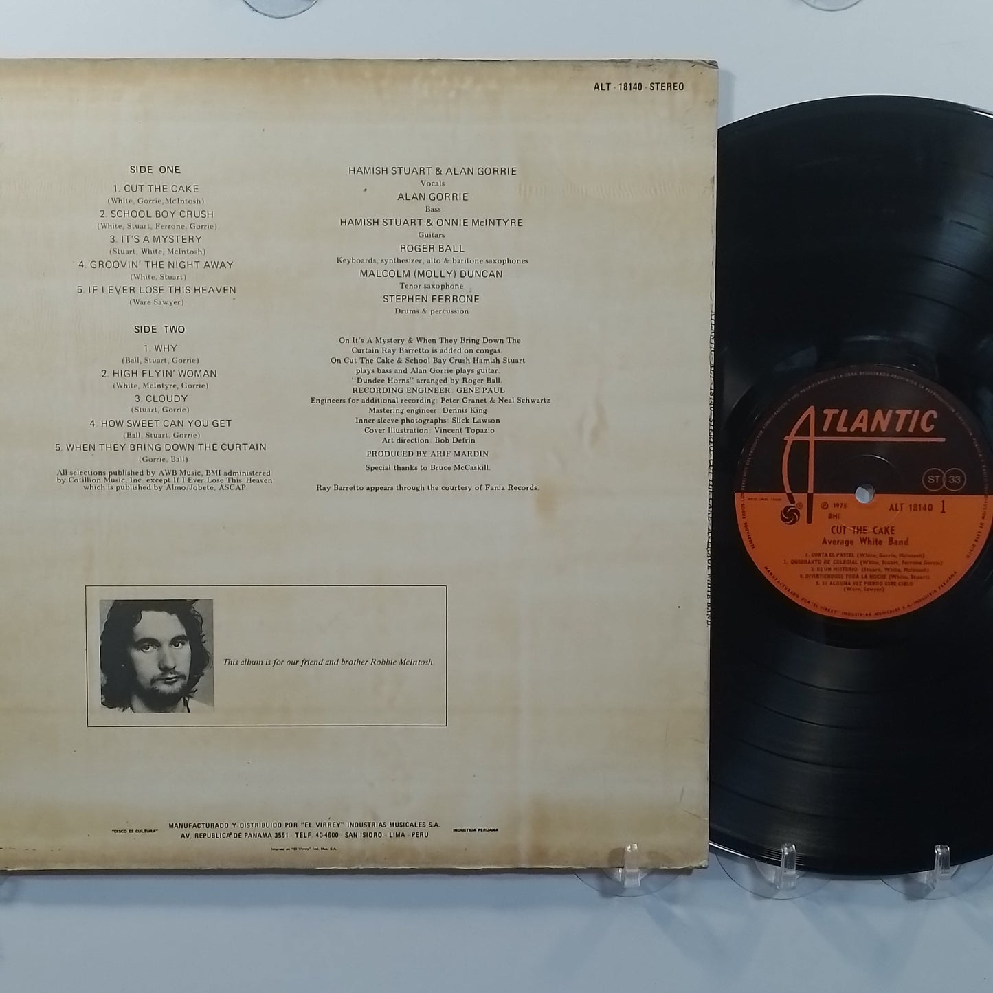 lp Average White Band Cut The Cake Corta El Pastel made peru 1975 funk soul