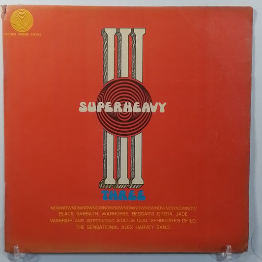 lp Superheavy Three Black Sabbath Status Quo Warhorse varios made peru 1973 rock