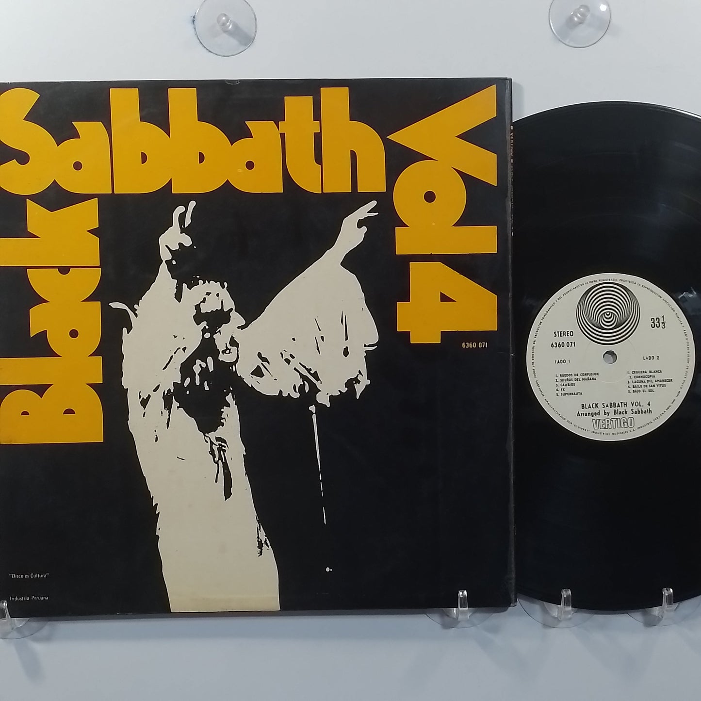 lp Black Sabbath Black Sabbath Vol 4 made peru 1972 gatefold hard rock