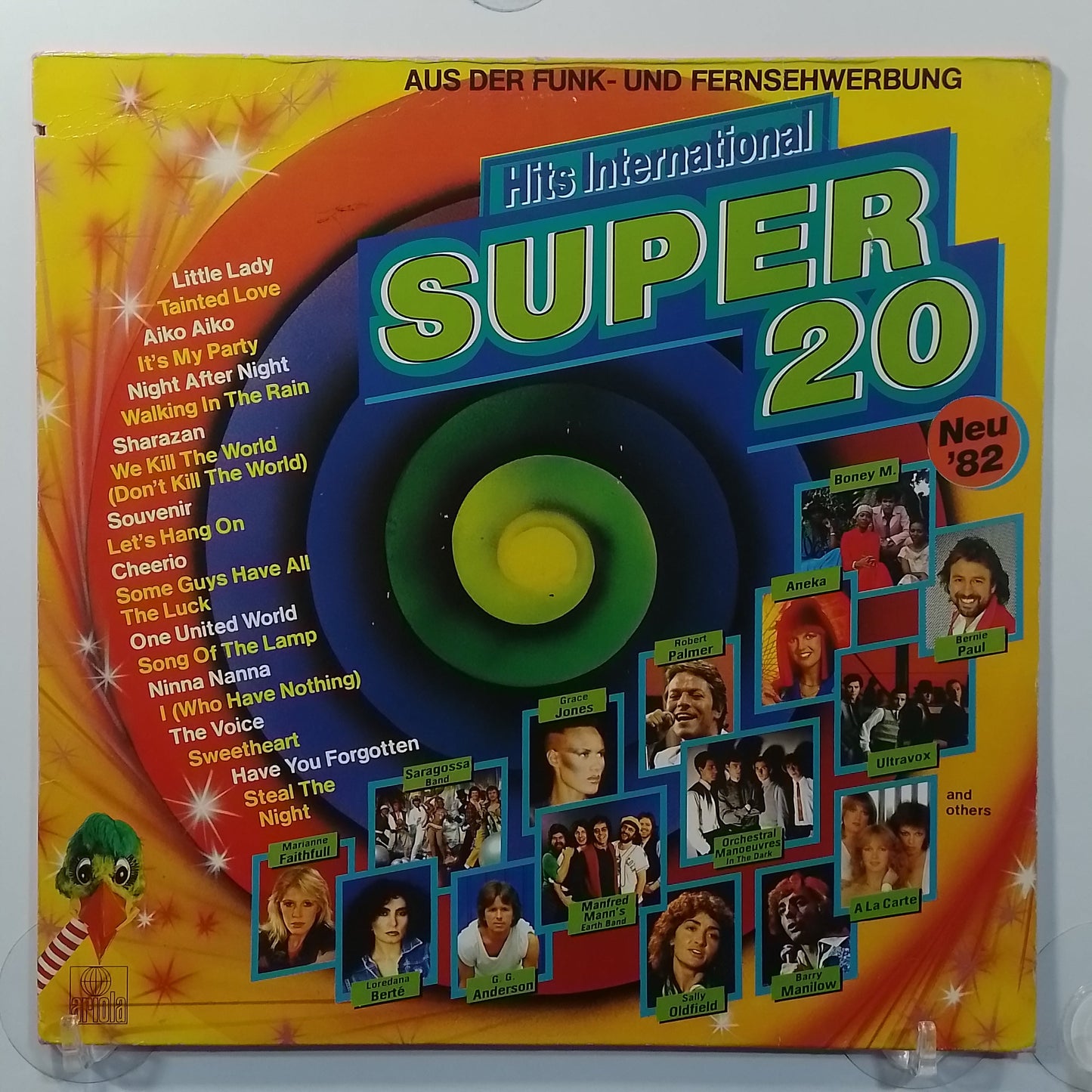 lp Hits International Super 20 Neu '82 Orchestral Manoeuvres In The Dark Grace Jones Bernie Paul varios made alemania 1982 pop rock