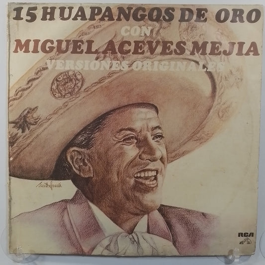 lp Miguel Aceves Mejia 15 Huapangos De Oro made peru 1984 sellado ranchera folk
