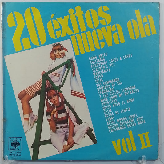 lp 20 exitos nueva ola vol 2 Enrique Guzman Doris Day Leo Dan varios made peru 1975 latin rock