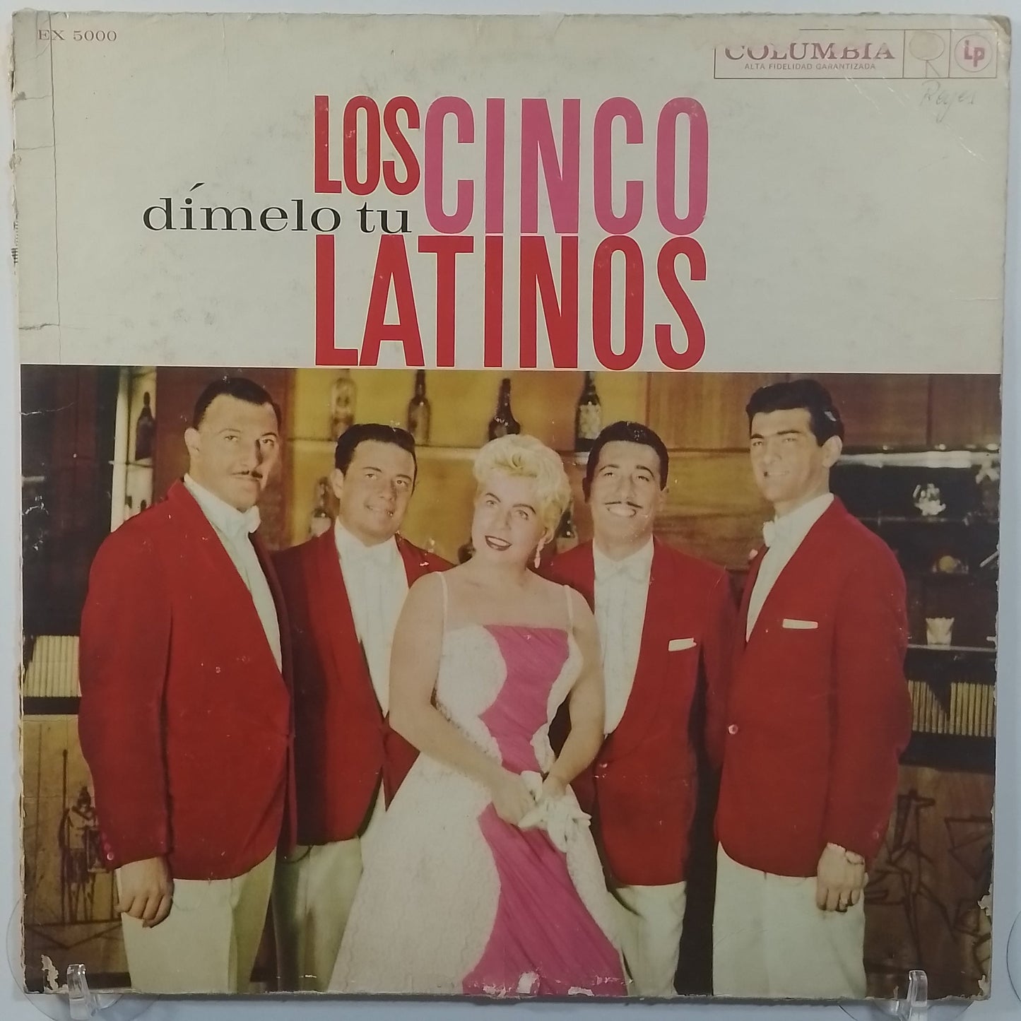 lp Los Cinco Latinos con Lucio y su conjunto Dimelo Tu made usa 1960 latin pop
