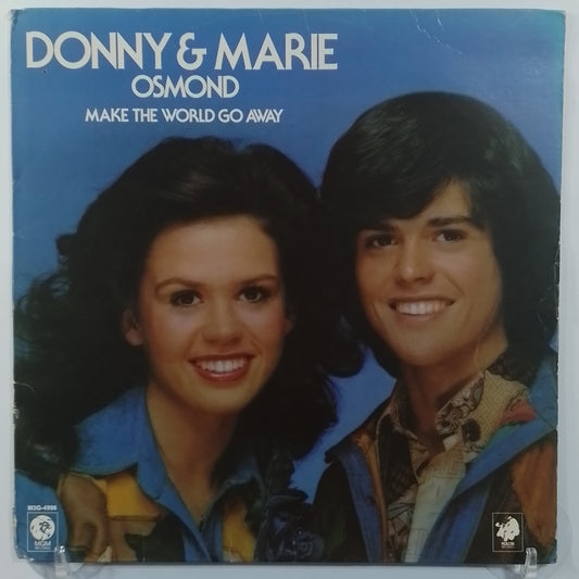 lp Donny & Marie Osmond Make The World Go Away made usa 1975 pop rock