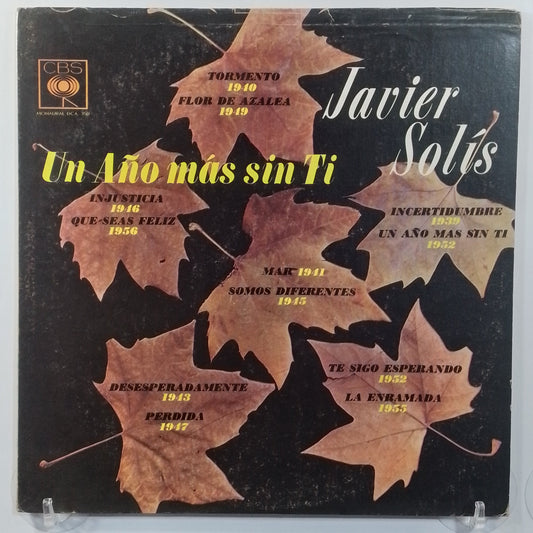 lp Javier Solis Un Año Mas Sin Ti made costa rica 1964 bolero ranchera folk