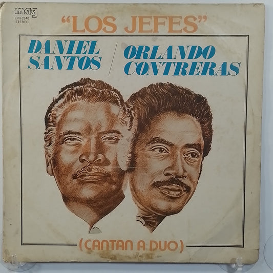lp Daniel Santos Orlando Contreras Los Jefes Cantan A Duo made peru 1981 bolero latin