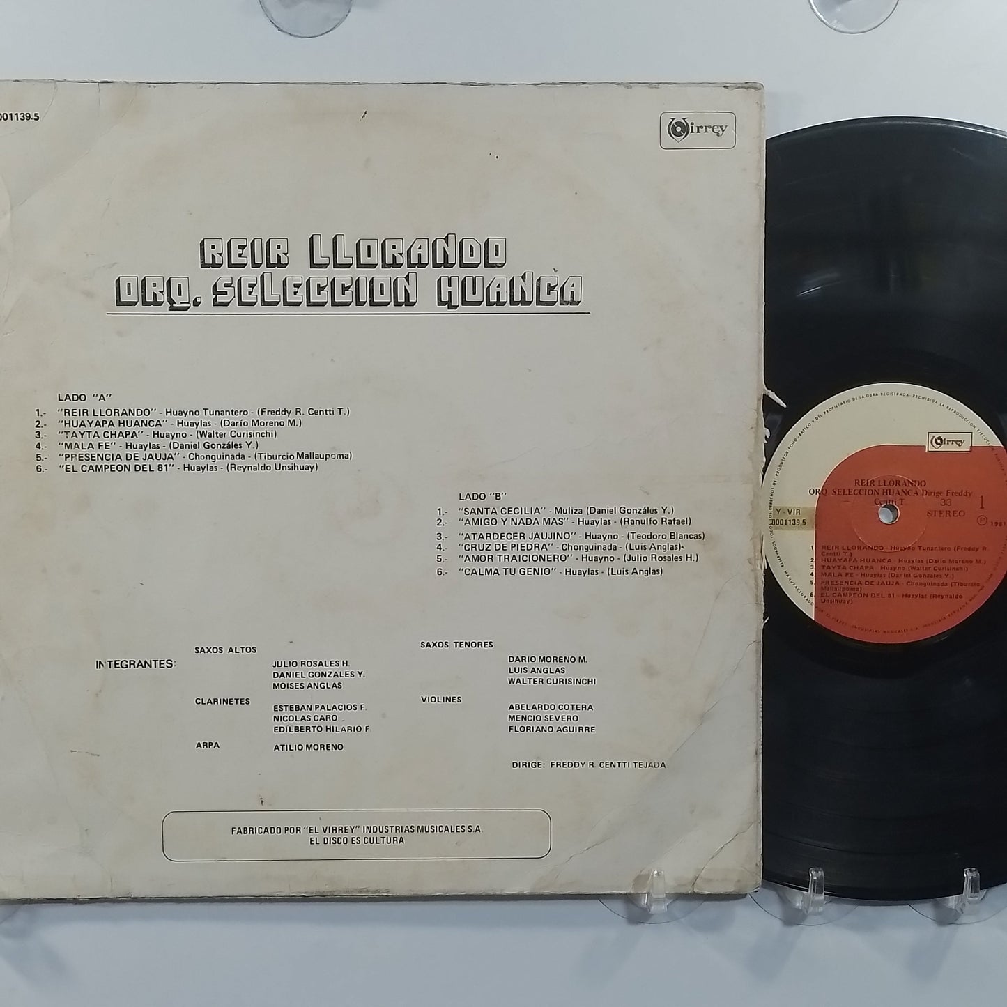 lp orquesta seleccion huanca reir llorando made peru 1981 huayno folk