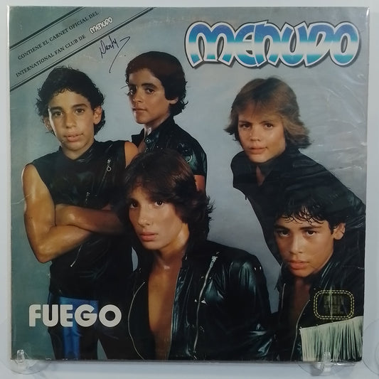 lp Menudo Fuego made peru 1981 latin pop