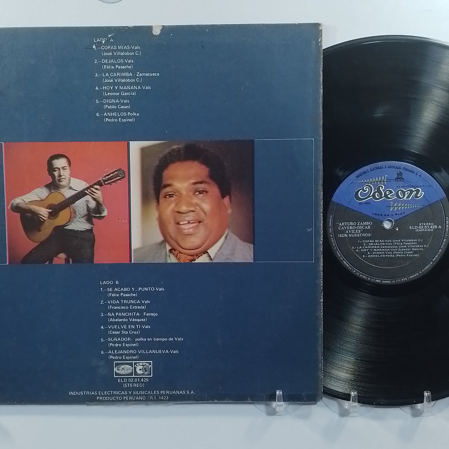 lp Oscar Aviles & Arturo Zambo Cavero Son Nuestros made peru 1976 criollo folk