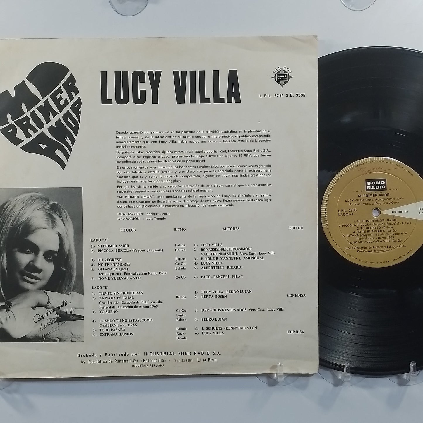 lp Lucy Villa Mi Primer Amor made peru 1970 latin rock