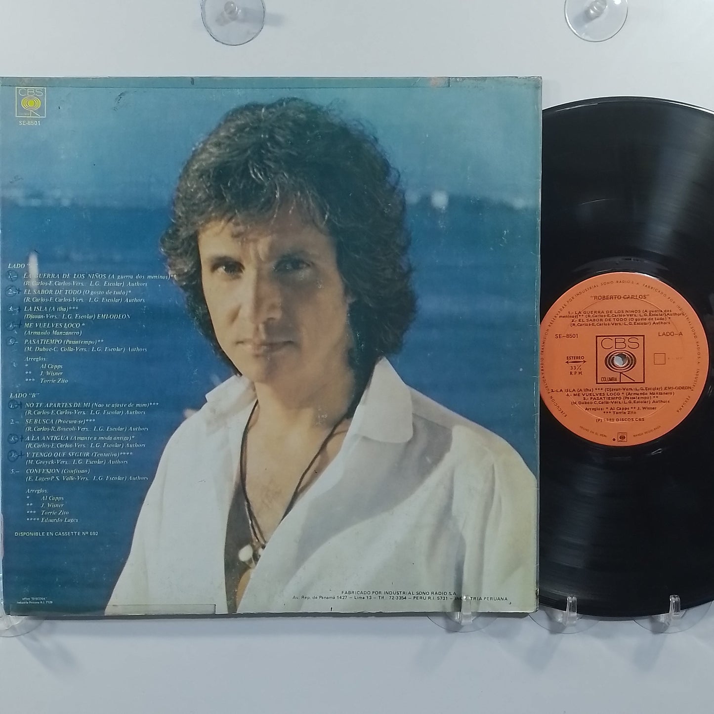 lp Roberto Carlos Roberto Carlos made peru 1980 latin balada