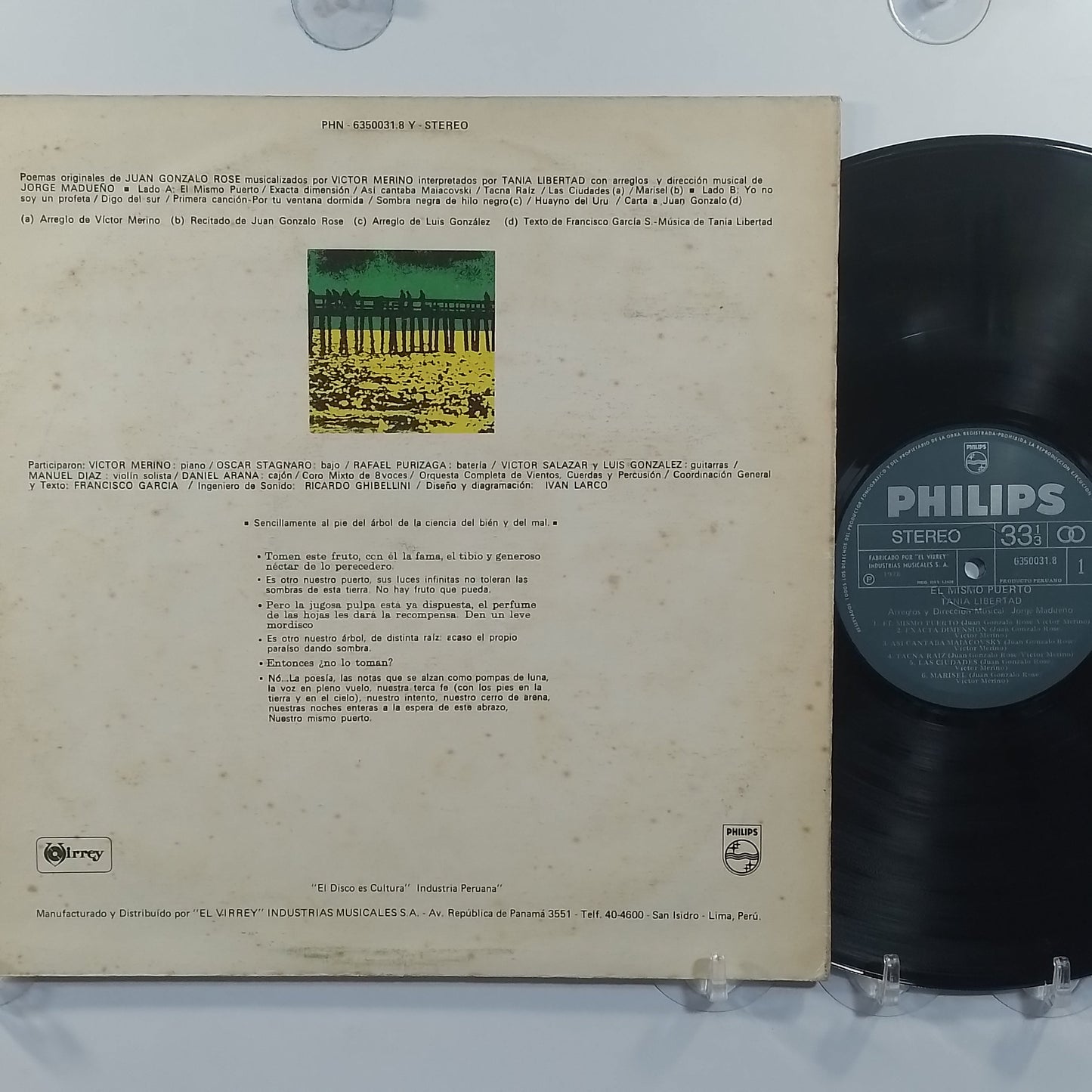 lp Tania Libertad El Mismo Puerto made peru 1978 latin