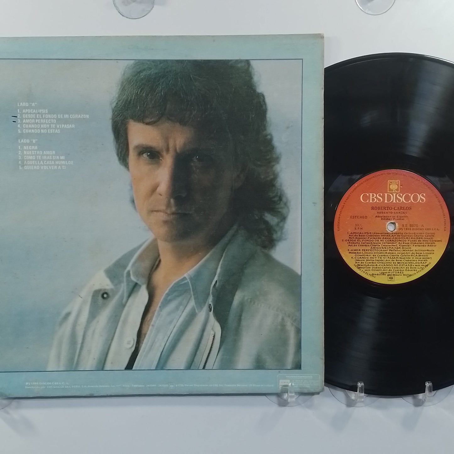lp Roberto Carlos Roberto Carlos made peru 1986 latin pop