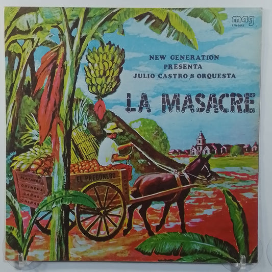 lp Julio Castro & Orquesta La Masacre made peru 1980 salsa