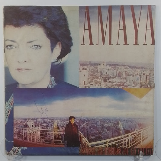 lp Amaya Sobre El Latido De La Ciudad made peru 1988 con insert latin pop