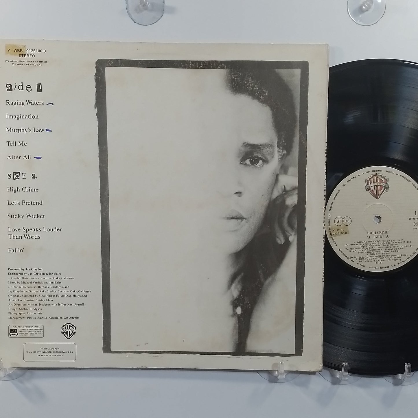 lp Al Jarreau high crime made peru 1985 soul jazz