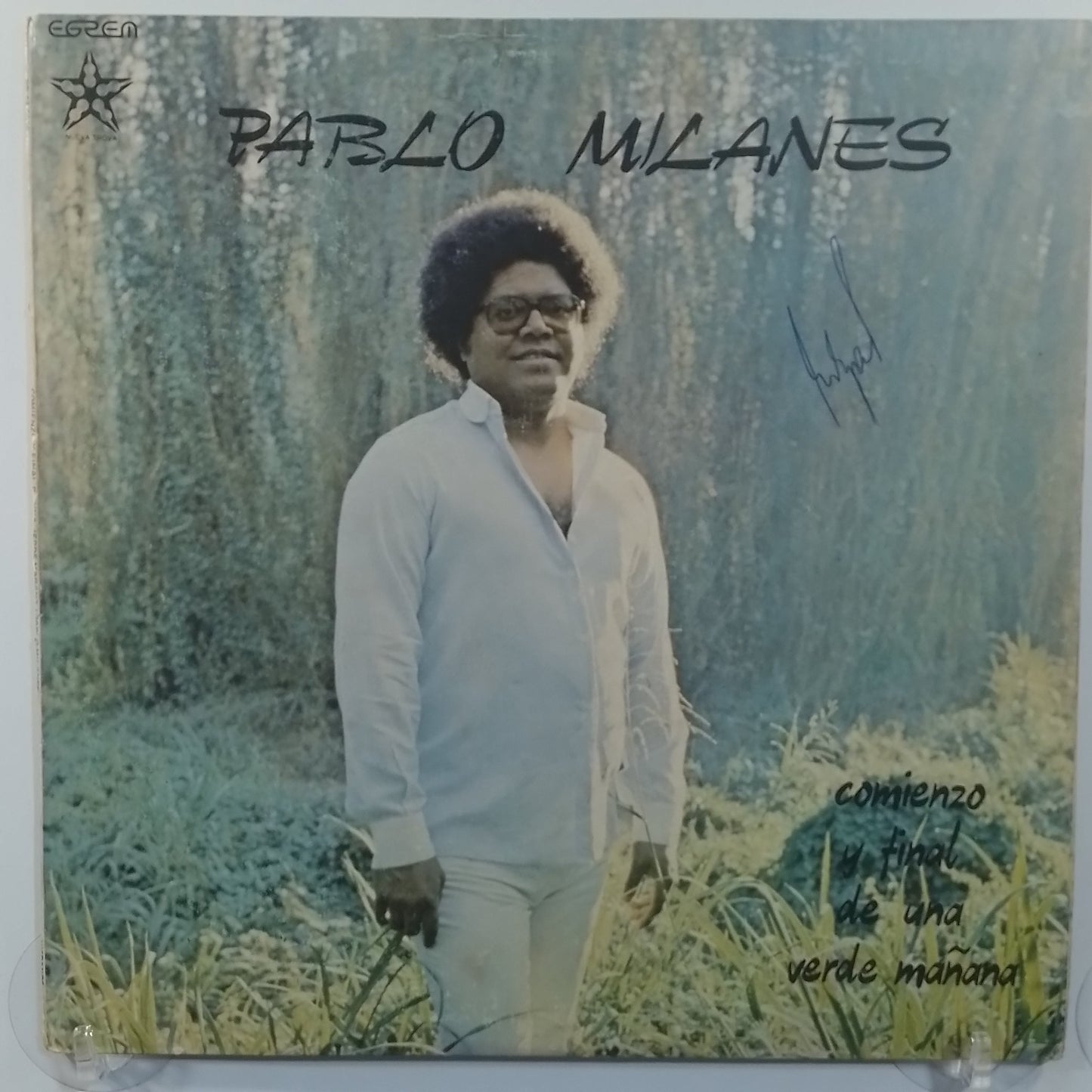 lp Pablo Milanes Comienzo Y Final De Una Verde Mañana made peru 1986 nueva trova folk