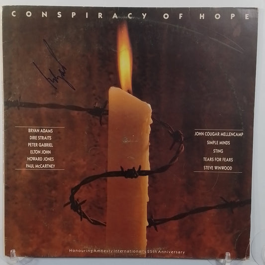 lp Conspiracy Of Hope Peter Gabriel Tears For Fears Dire Straits varios made peru 1986 rock