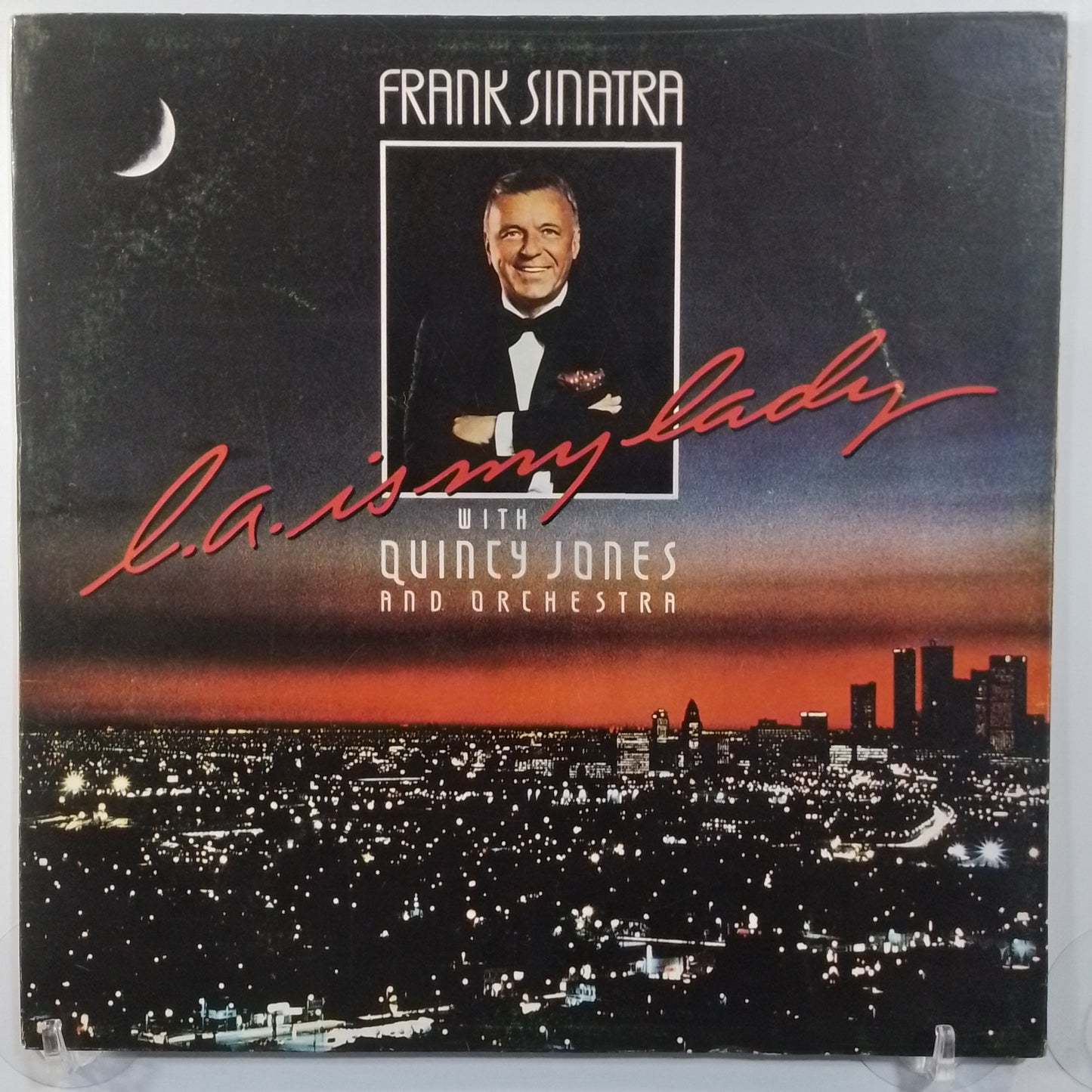 lp Frank Sinatra With Quincy Jones And Orchestra L.A. Is My Lady made peru 1984 gatefold con insert Swing jazz