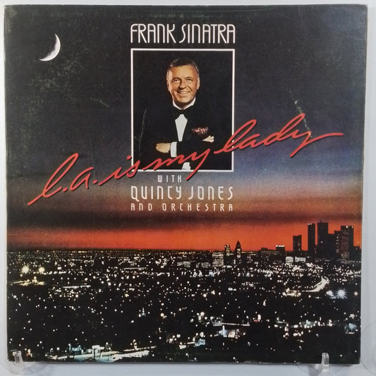 lp Frank Sinatra With Quincy Jones And Orchestra L.A. Is My Lady made peru 1984 gatefold con insert Swing jazz