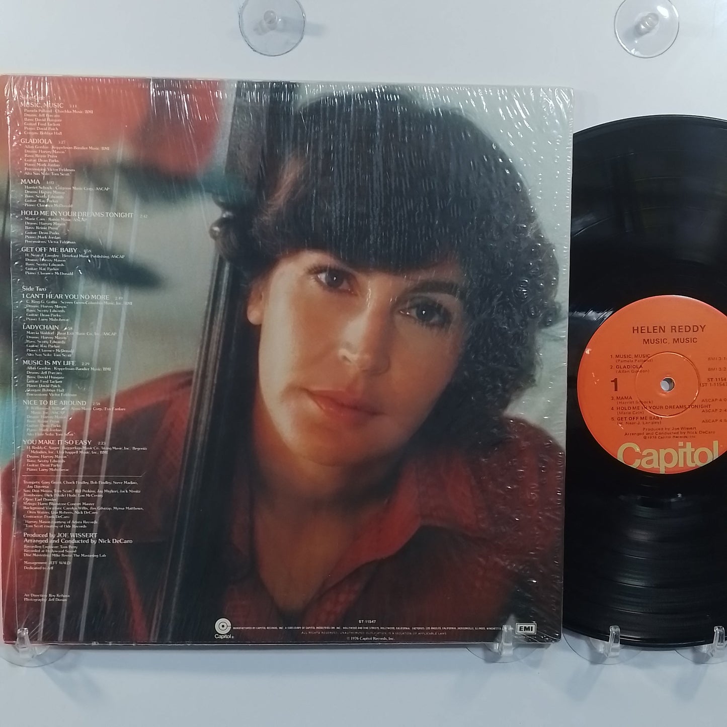 lp Helen Reddy Music Music made usa 1976 con insert pop rock
