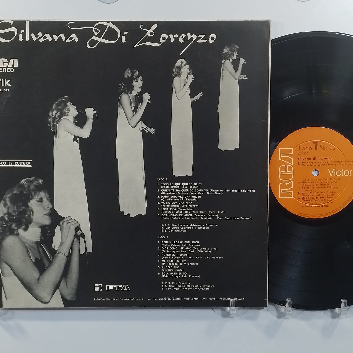 lp silvana di lorenzo silvana di lorenzo made peru 1975 latin balada