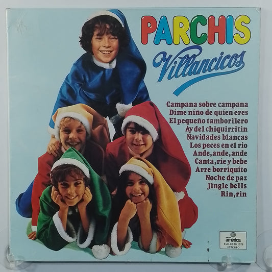 lp Parchis Villancicos made peru 1982 gatefold infantil