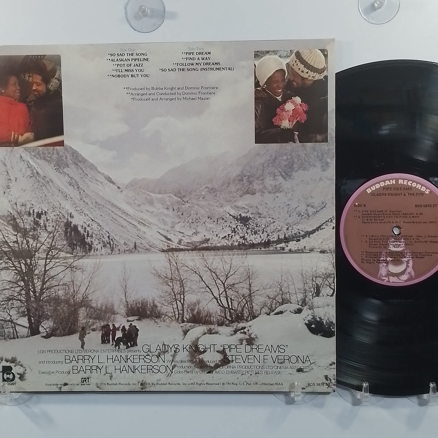 lp Gladys Knight & The Pips Pipe Dreams The Original Motion Picture Soundtrack made usa 1976 funk soul soundtrack