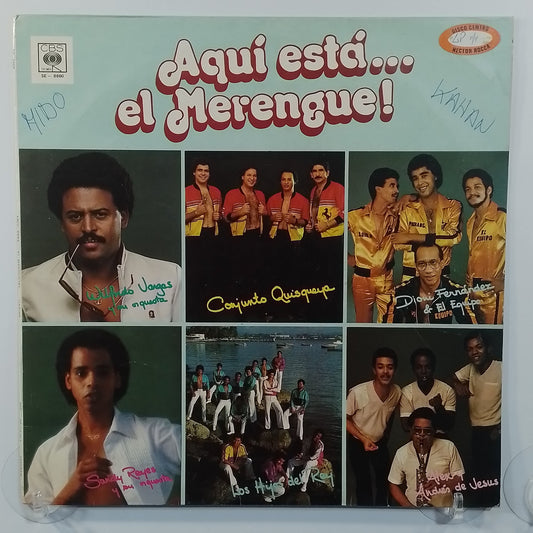 lp Aqui Esta El Merengue Wilfrido Vargas Las Chicas Del Can Sandy Reyes varios made peru 1983 latin merengue