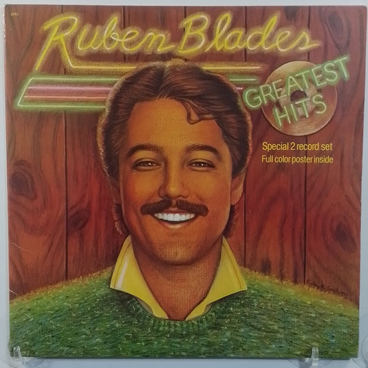 x2 lp Ruben Blades Greatest Hits made usa 1983 gatefold salsa