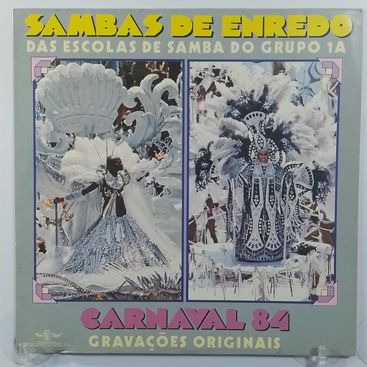 lp Sambas De Enredo Das Escolas De Samba Do Grupo 1A Carnaval 84 made brasil 1983 samba folk
