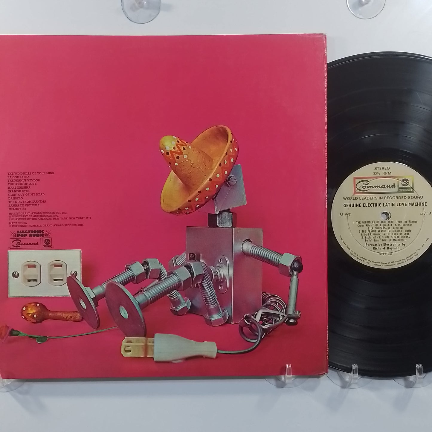 lp Richard Hayman Genuine Electric Latin Love Machine made peru 1969 gatefold jazz electronic