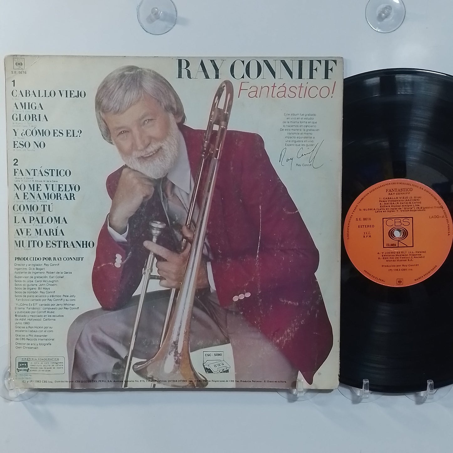 lp Ray Conniff Fantastico! made peru 1983 jazz pop