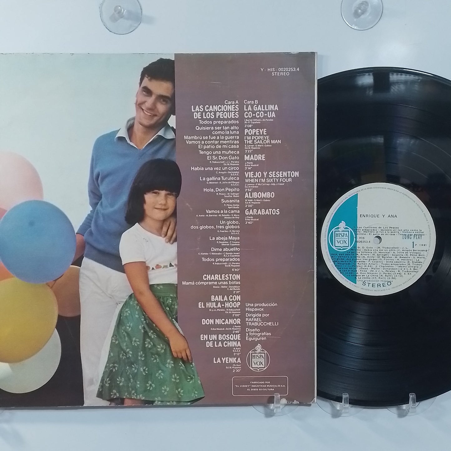 lp enrique y ana el disco para los pequeños made peru 1981 infantil