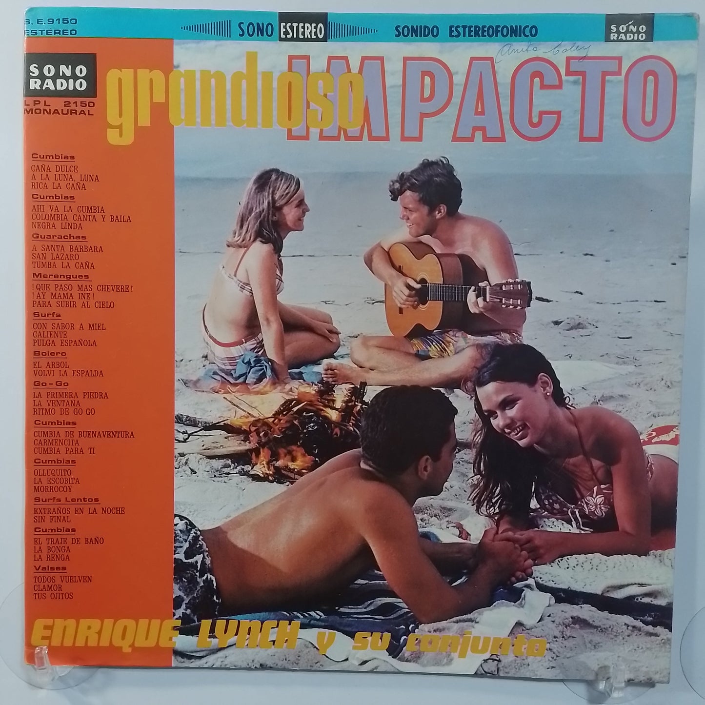 lp Enrique Lynch Y Su Conjunto Grandioso Impacto made peru 1966 rumba cumbia