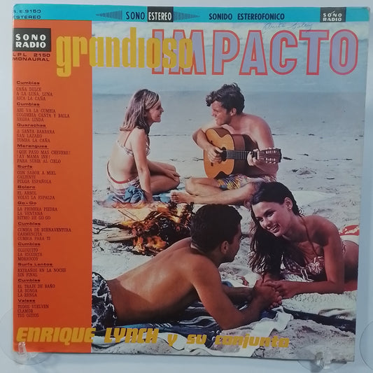 lp Enrique Lynch Y Su Conjunto Grandioso Impacto made peru 1966 rumba cumbia