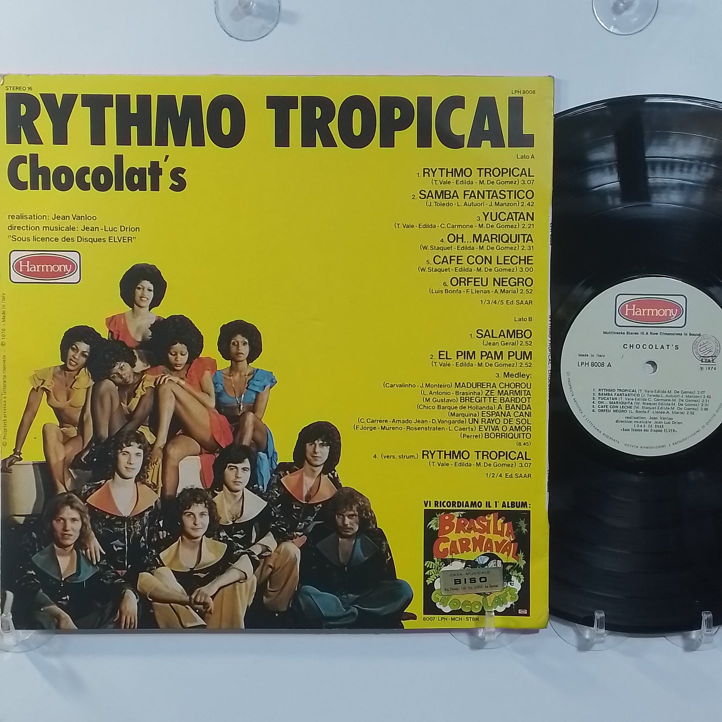 lp Chocolat's Rythmo Tropical made italia 1975 Electronic Latin Disco