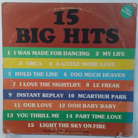 lp Dynamic Sound 15 Big Hits made usa 1979 funk soul disco